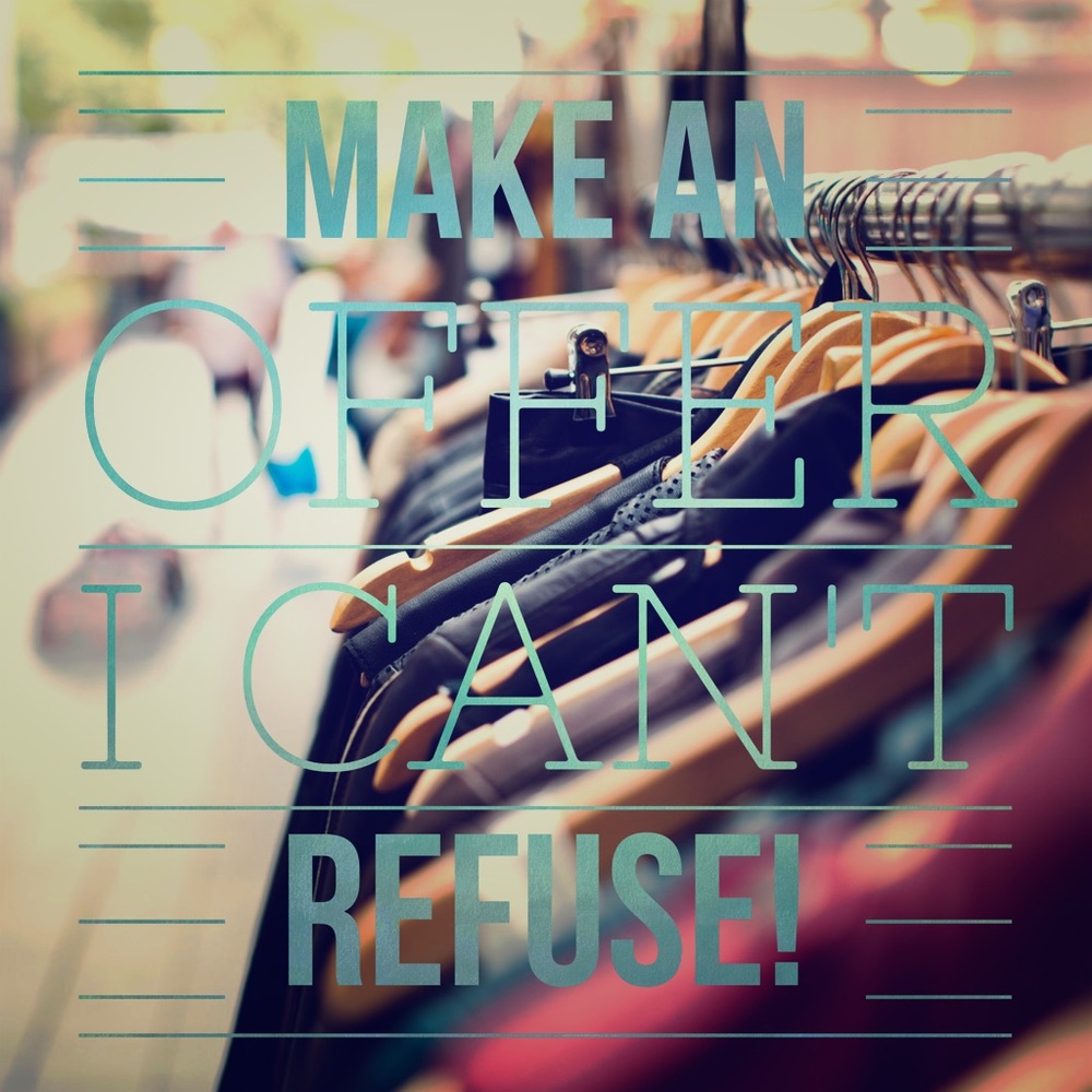 Make an offer I can't refuse! 15% Off 2 Or More Items